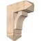 Ekena Millwork Westlake Arts and Crafts Smooth Bracket w/ Offset Brace, Douglas Fir, 7 1/2"W x 18"D x 22"H BKT0806X18X22WTL03SDF - alternate 1